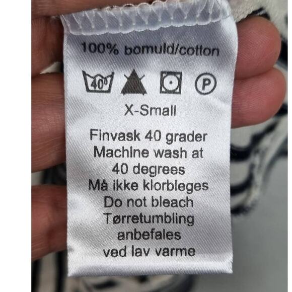 Mads Norgaard Copenhagen Striped Sweater Dress Black White XS - Picture 4 of 7